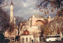 The Aya Sofya in Istanbul, Turkey