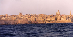 Arriving in Malta by sea