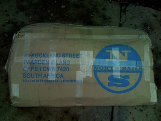 The new sails from North Sails arrive!