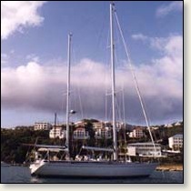 S/Y Valkyrie, a Nautor's Swan 57 at anchor